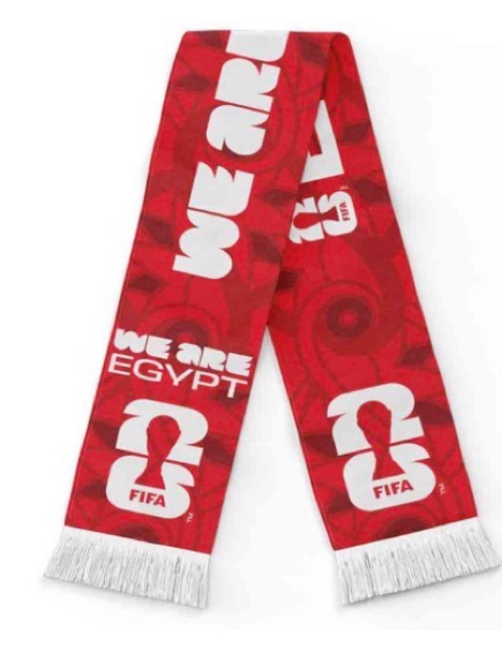 FIFA World Cup "We Are Egypt" Red Fan Scarf
